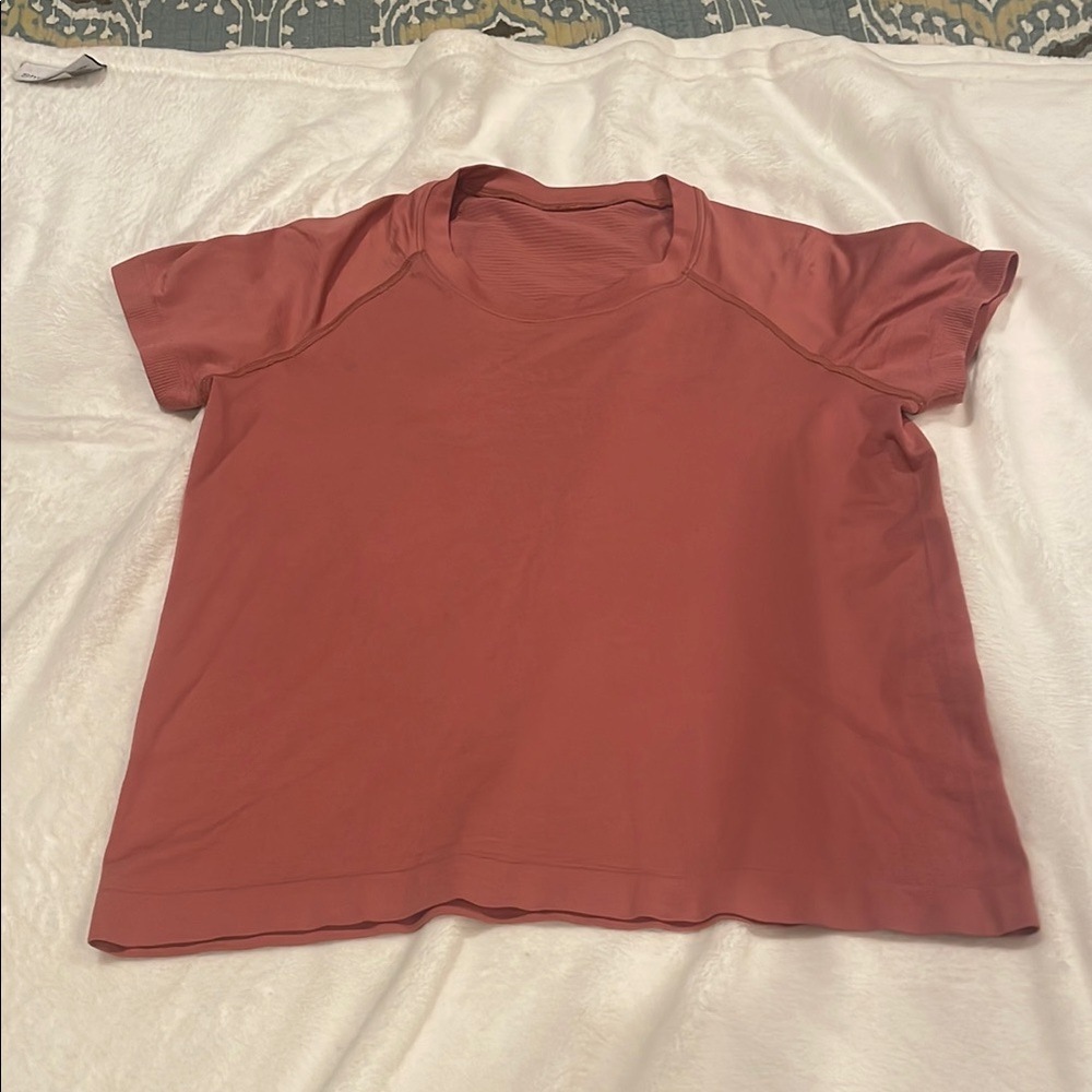 lululemon athletica swiftly tech short sleeved hip length Women's Top